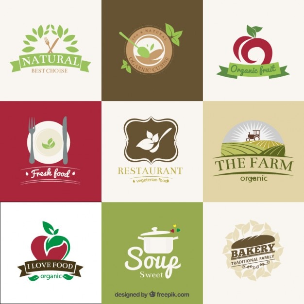 Biologische restaurants badges