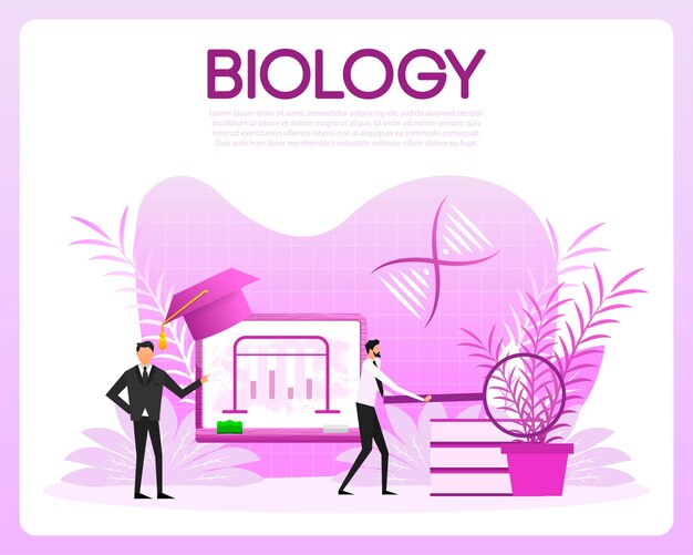 Scuola di biologia impiantistica studente che studia scienze sociali e naturali