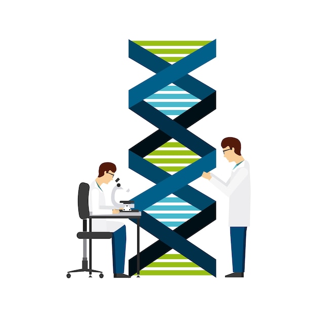 Vettore progettazione di scienze biologiche