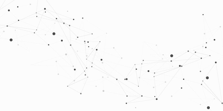 Vector biology symbol internet design abstract science research global connectivity vector connect dots