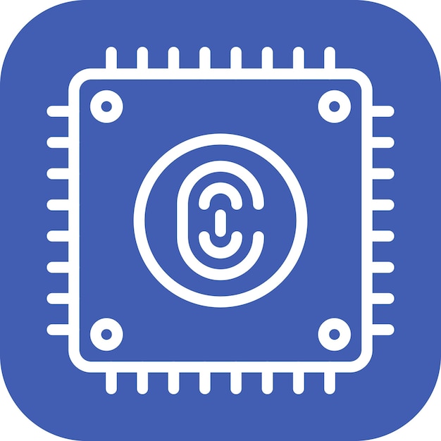 Биометрическое изображение иконного вектора CPU может использоваться для биометрии