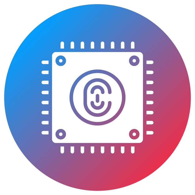 Биометрическое изображение иконного вектора CPU может использоваться для биометрии