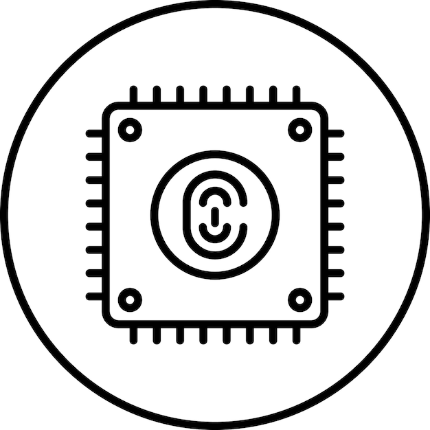 Биометрическое изображение иконного вектора CPU может использоваться для биометрии