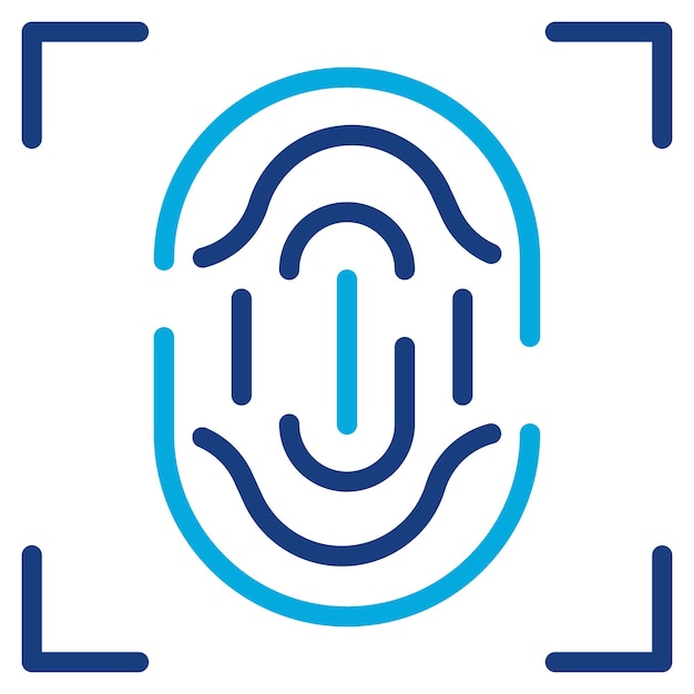 Biometric icon vector image Can be used for Biometrics