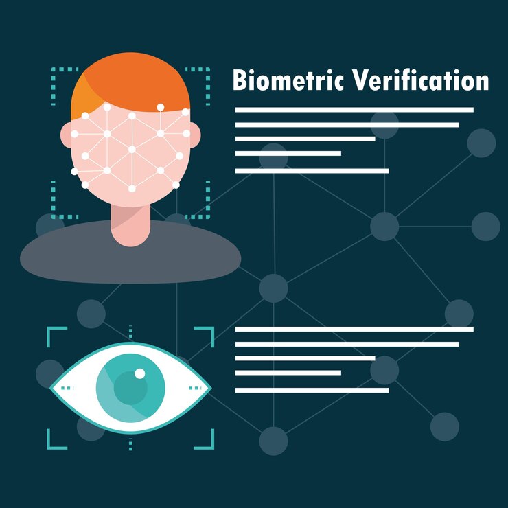 Vector biometric verification facial