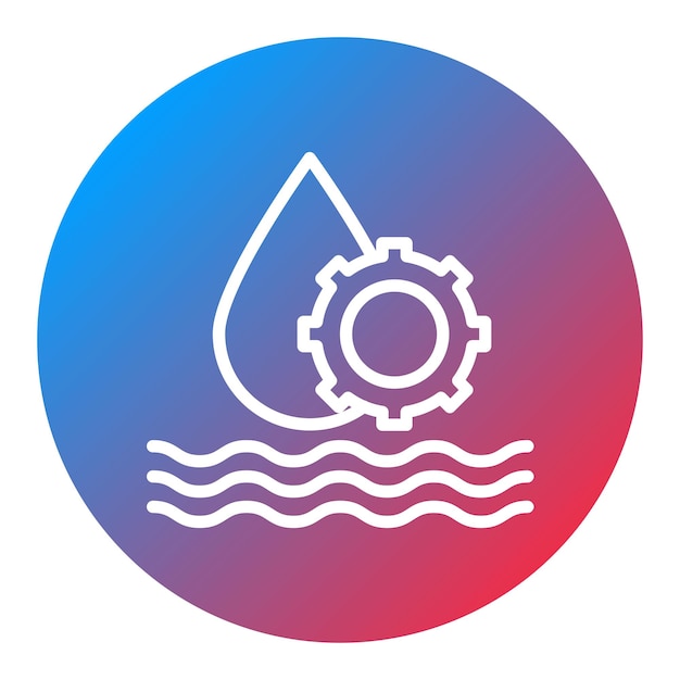 Biosolid Management icon vector image Can be used for Water Treatment