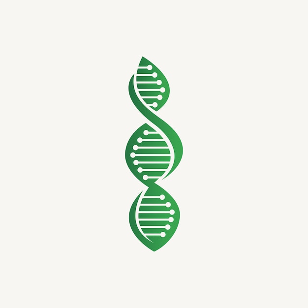 Biotechnology leaf green energy logo design for medicine science laboratory dna drop vector logo