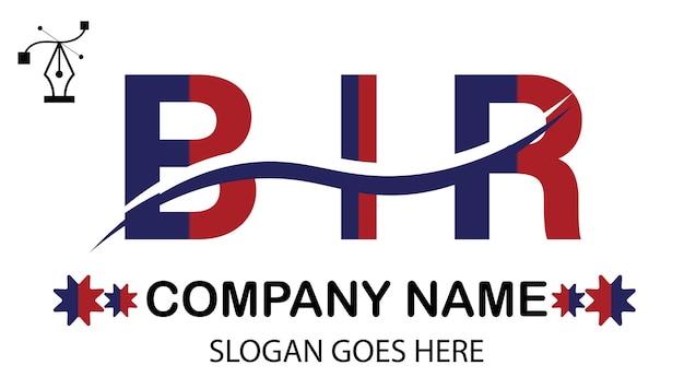 Vector bir letter logo