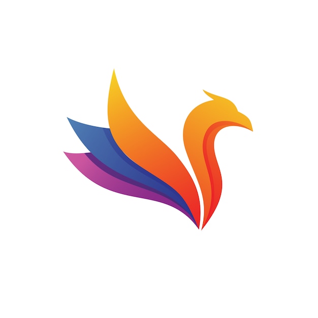 Bird Abstract Logo Vector