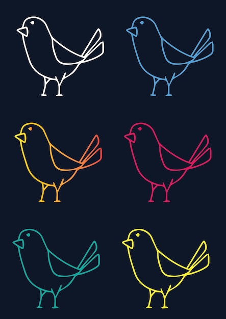 Bird animal vector file