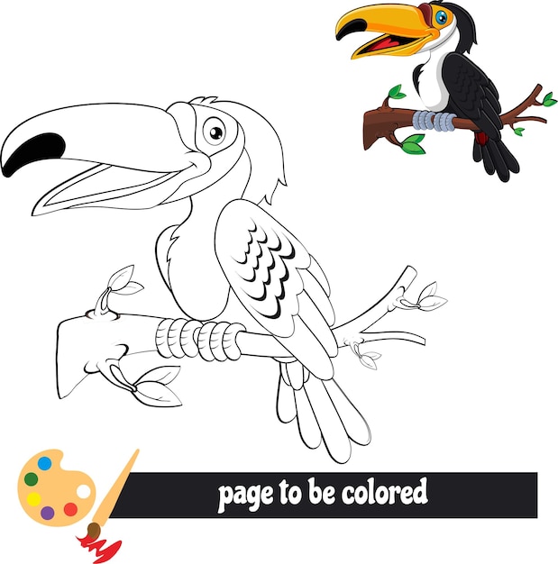 Bird coloring pictures