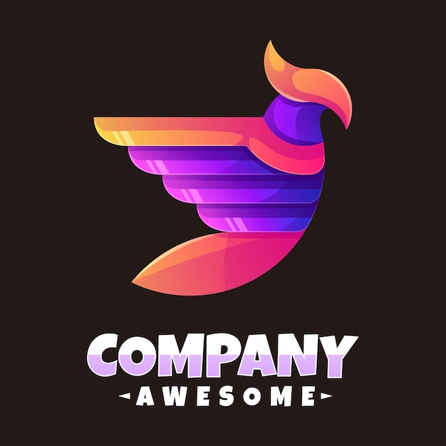 Вектор Раскраска bird company