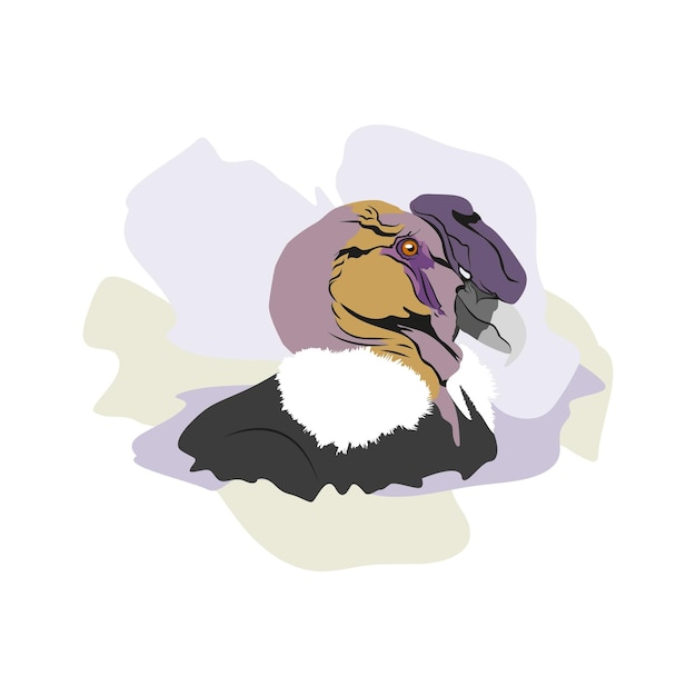Premium Vector Bird drawing andean condor national bird of bolivia(05)