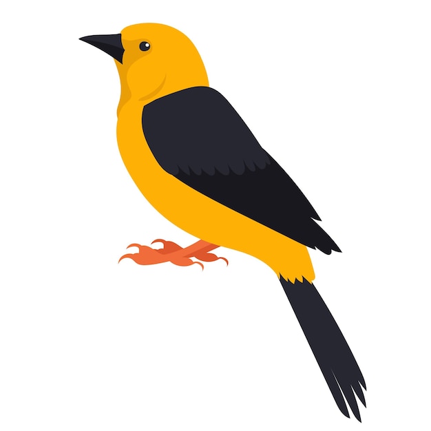 bird flat design isolated vector