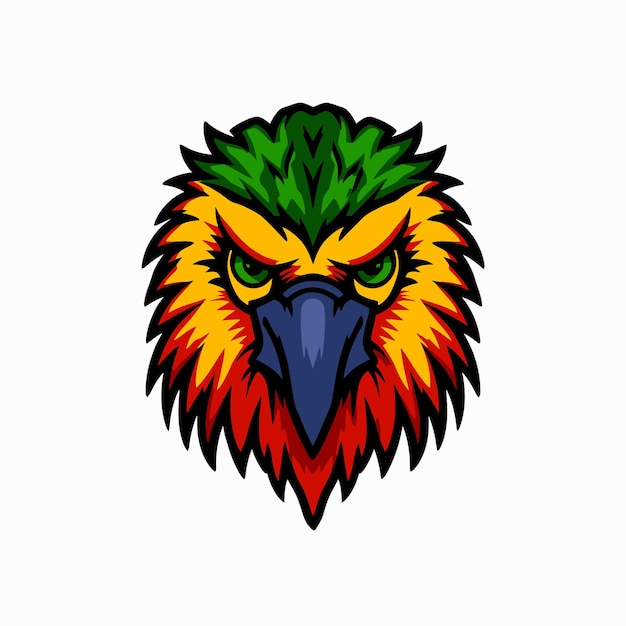 Bird head mascot