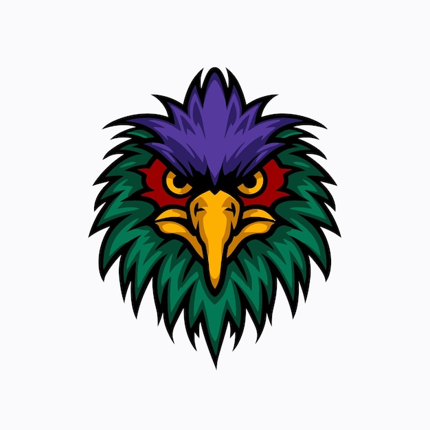 Bird head mascot