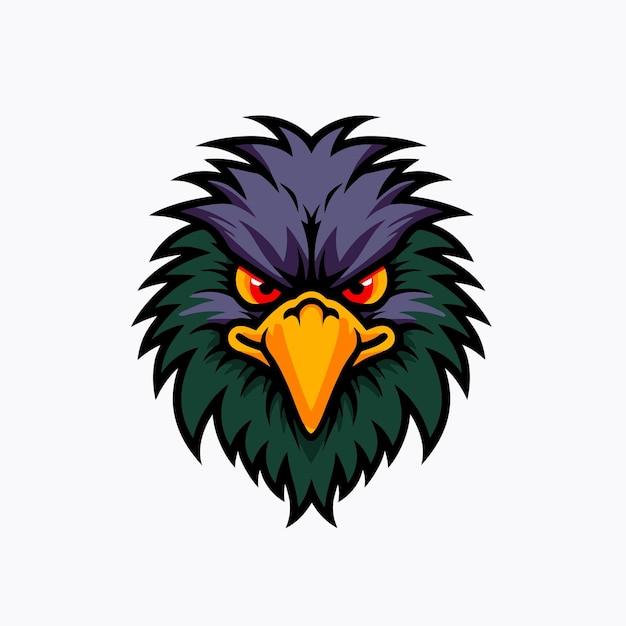 Bird head mascot