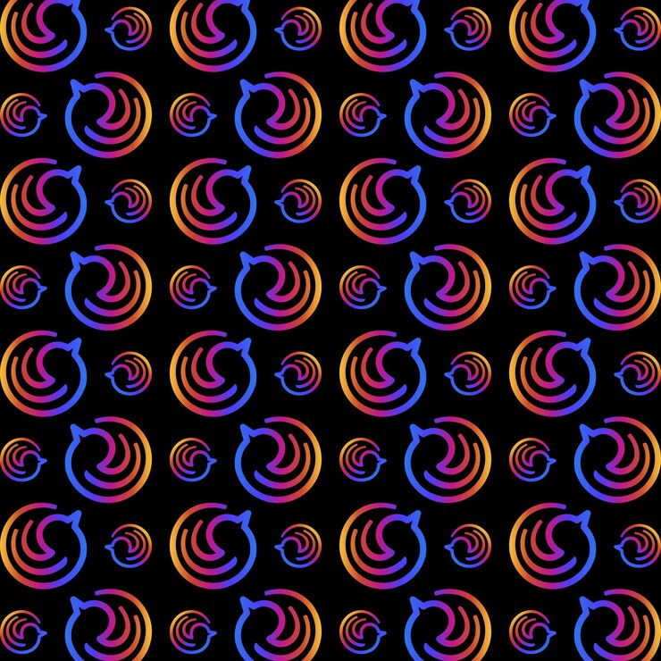 Vector bird high class trendy multicolor repeating pattern vector illustration design