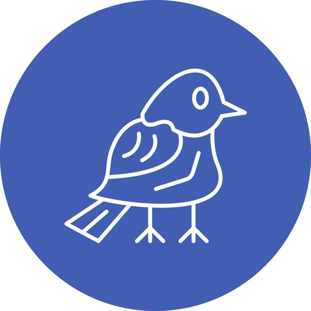 鳥のアイコンのベクトル画像は旅行に使用できます
