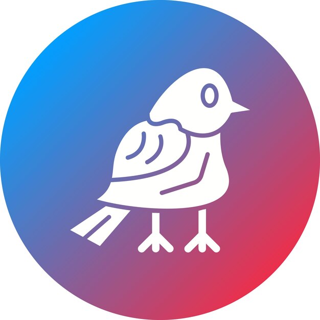 鳥のアイコンのベクトル画像は旅行に使用できます