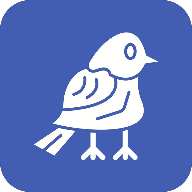 鳥のアイコンのベクトル画像は旅行に使用できます
