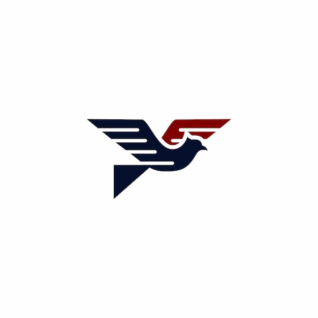 bird logo design. bird wing logo.