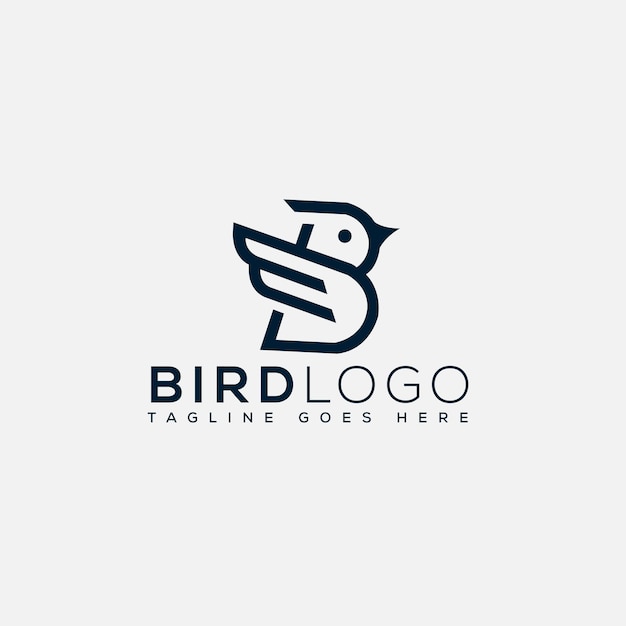 Bird Logo Design Template Vector Graphic Branding Element