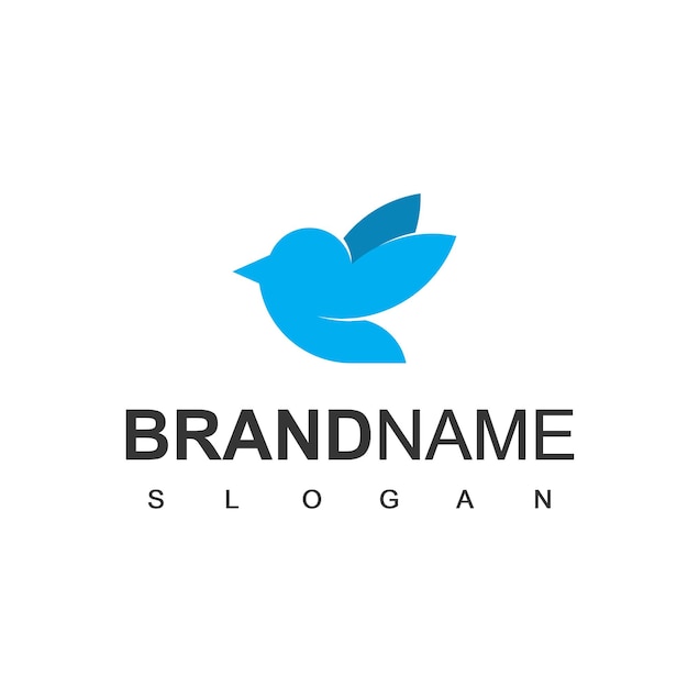 Bird logo design template