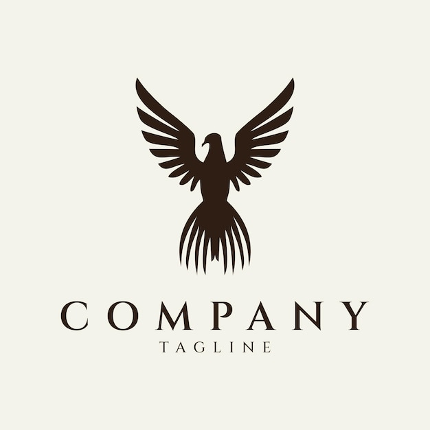 Bird logo design vector illustration