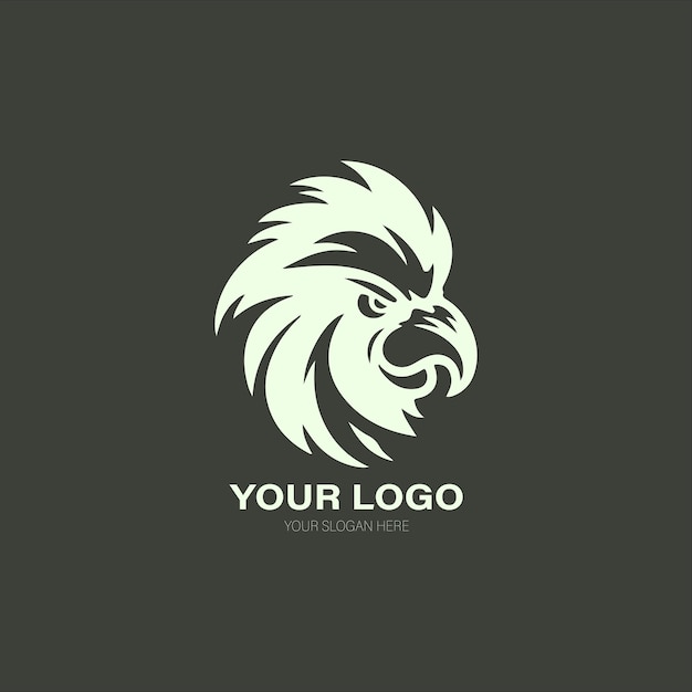 Bird logo design with minimalist design