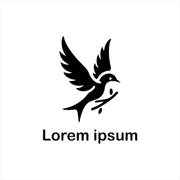 Vector a bird logo design