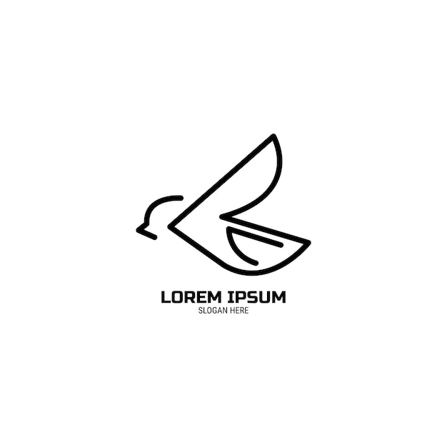 Дизайн логотипа птицы