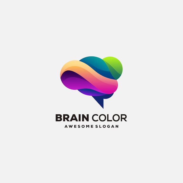 Bird logo gradient colorful