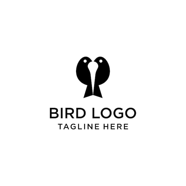 Bird logo icon design template vector illustration