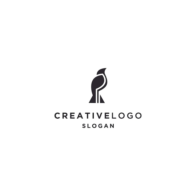 Bird logo icon design template vector illustration