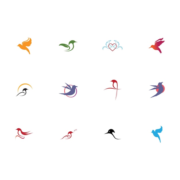 Bird logo images illustration design