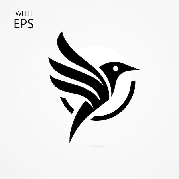 Vector bird for logo jpeg and eps format