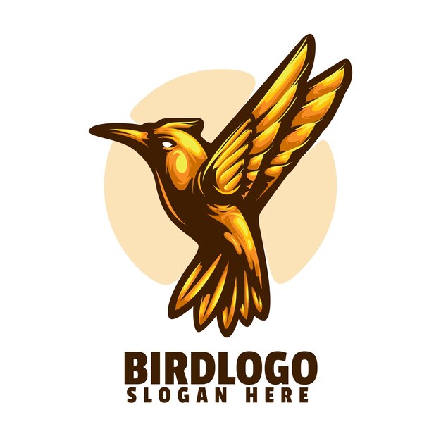 Vector bird logo mascot logo design