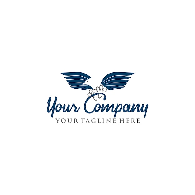 Bird logo sign design