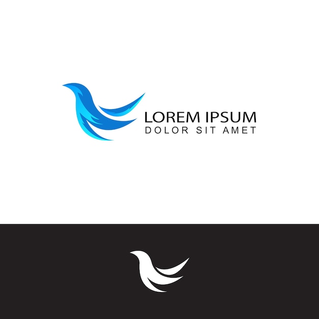 Bird logo template design