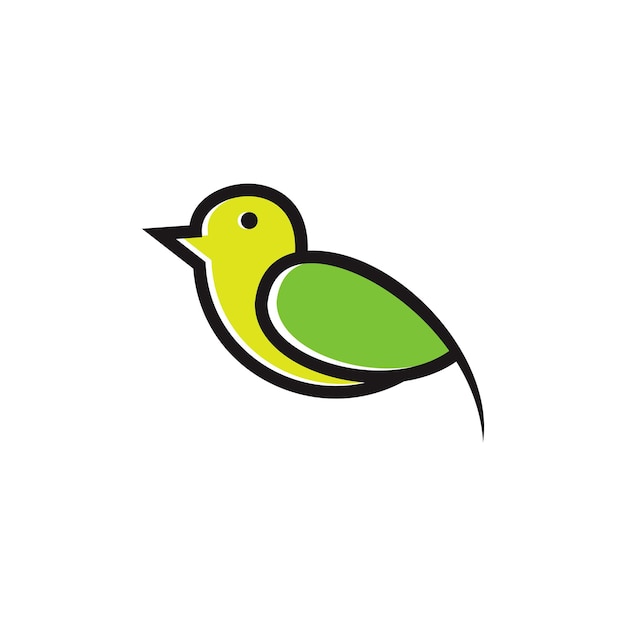 Bird logo template vector illustration design