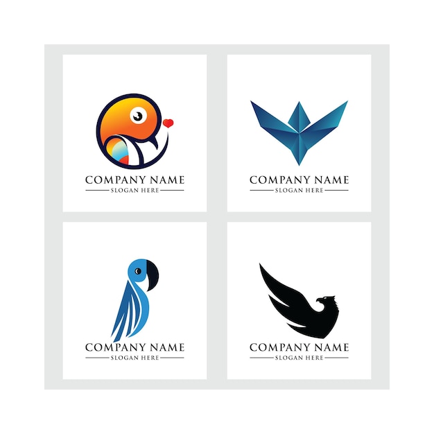 Bird logo template