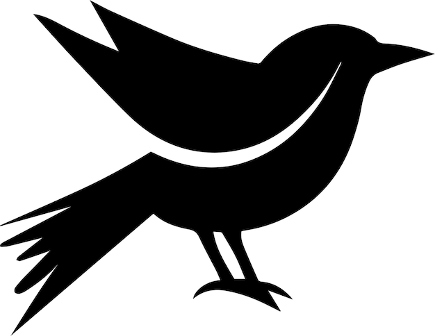Логотип птиц векторный силуэт 34