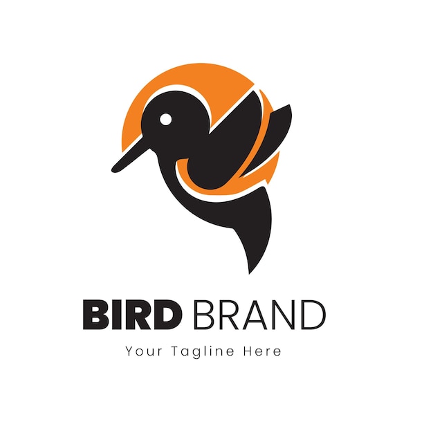 Bird logo vector template