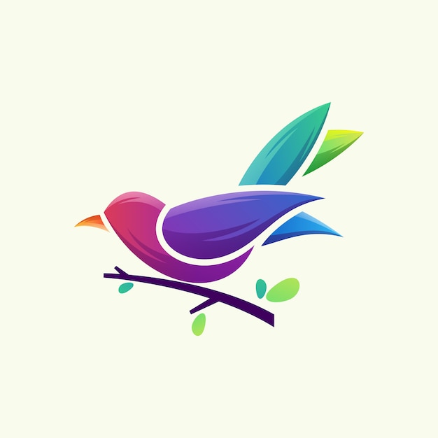 Bird logo vector