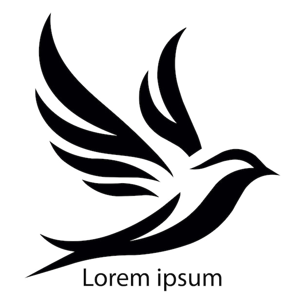 bird logo on white backround