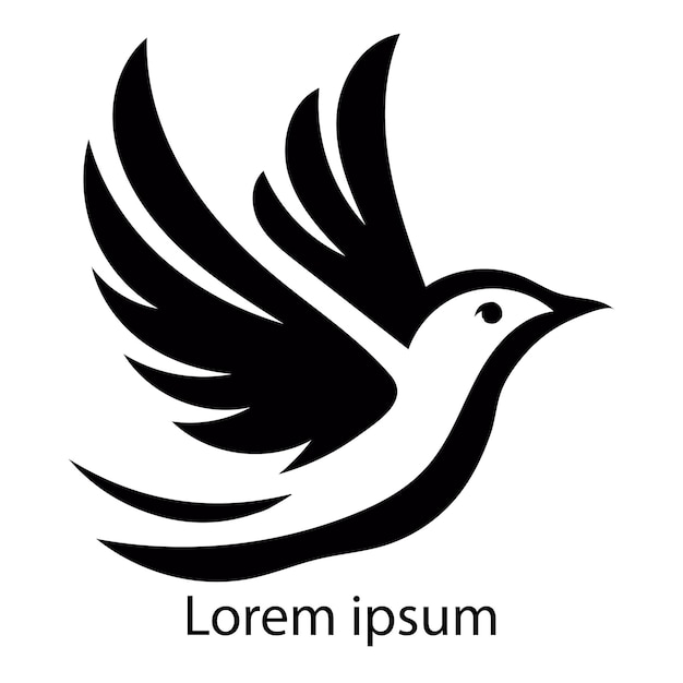 bird logo on white backround