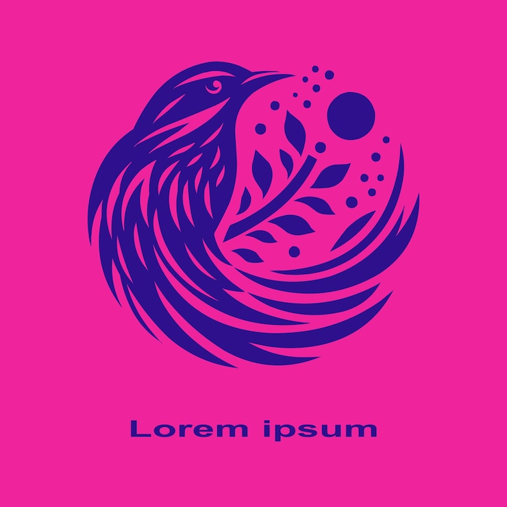 Vector bird logo for your brand