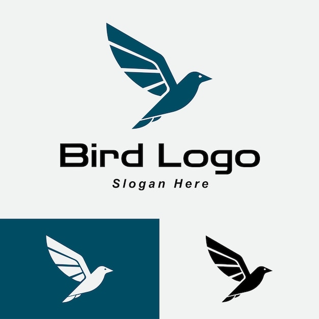 Vector bird logo