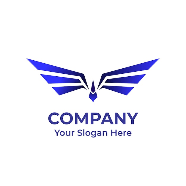 Bird Luxury Company Logo Vector